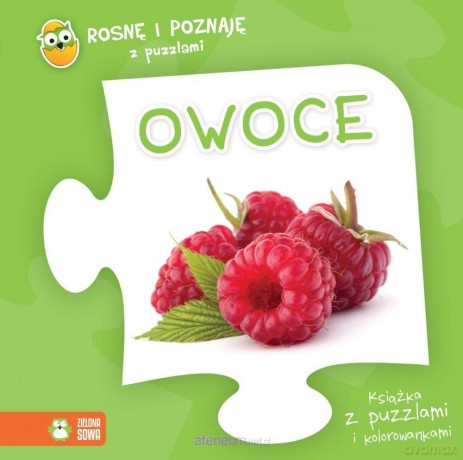 Rosnę i poznaję z puzzlami. Owoce [KSIĄŻKA]
