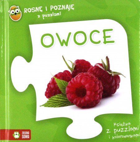 Rosnę i poznaję z puzzlami. Owoce [KSIĄŻKA]