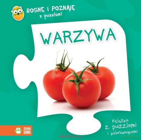 Rosnę i poznaję z puzzlami. Warzywa [KSIĄŻKA]