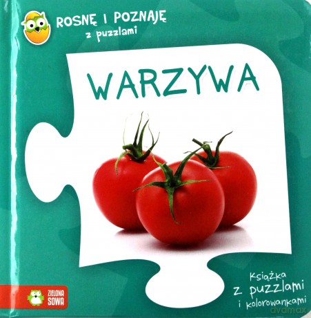 Rosnę i poznaję z puzzlami. Warzywa [KSIĄŻKA]