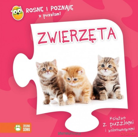 Rosnę i poznaję z puzzlami. Zwierzęta [KSIĄŻKA]