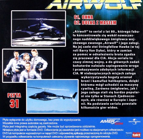 Airwolf 31 (odcinki 61-62) (0) [DVD]