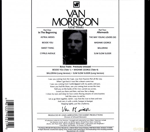 Van Morrison: Astral Weeks (Expanded Edition) [CD]