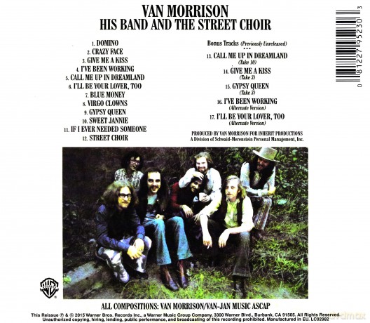 Van Morrison: His Band And The Street Choir [CD]
