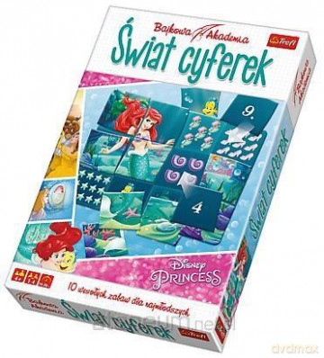 TREFL Świat cyferek Princess. Bajkowa Akademia [GRA]