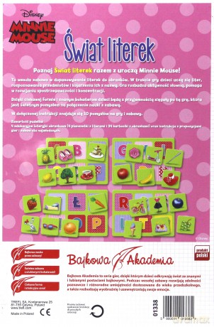 TREFL Świat literek Minnie. Bajkowa Akademia [GRA]