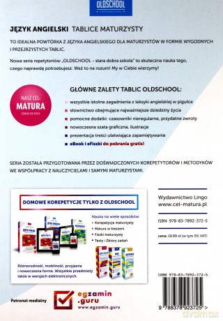 Tablice maturzysty. Język angielski [KSIĄŻKA]