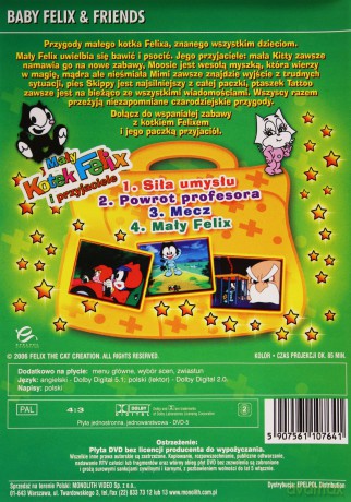 Mały kotek Felix i przyjaciele: Magiczna zabawa [DVD]
