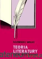 Teoria literatury. Zarys problematyki - Kazimierz Wolny [KSIĄŻKA]