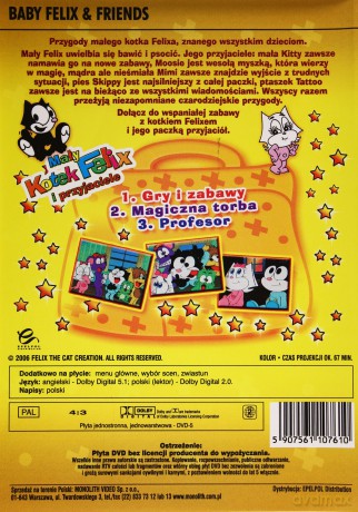 Mały kotek Felix i przyjaciele: Sztuczki z Magicznej Torby [DVD]
