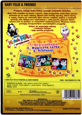 Mały kotek Felix i przyjaciele: Sztuczki z Magicznej Torby [DVD]