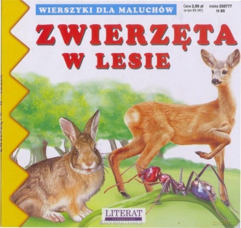 Wierszyki. Zwierzęta w lesie [KSIĄŻKA]