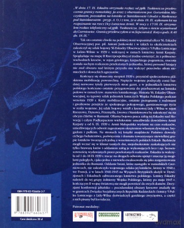 Wrześniowe Eskadry. 56. Eskadra Towarzysząca - Andrzej Olejko [KSIĄŻKA]