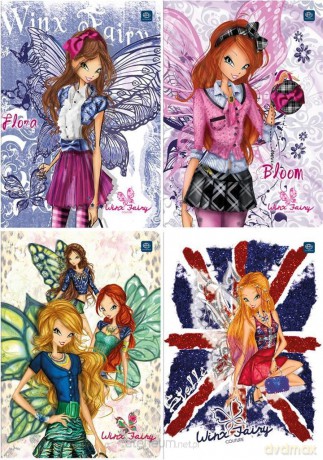 Zeszyt A5/32K linia UV Winx (10 szt.)