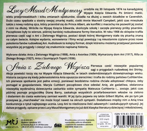 Ania z Zielonego Wzgórza - Lucy Maud Montgomery [AUDIOBOOK]