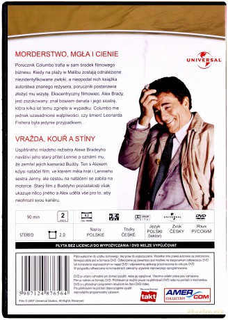 Columbo 46: Morderstwo, mgła i cienie [DVD]