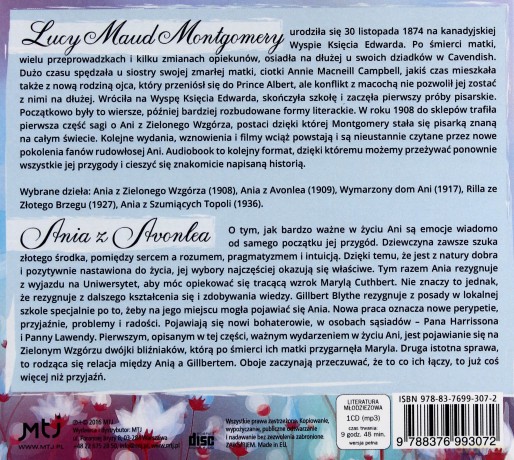 Ania z Avonlea - Lucy Maud Montgomery [AUDIOBOOK]