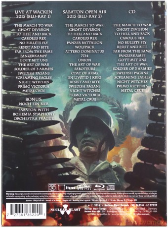 Sabaton: Heroes On Tour (digibook) [2Blu-Ray]+[CD]