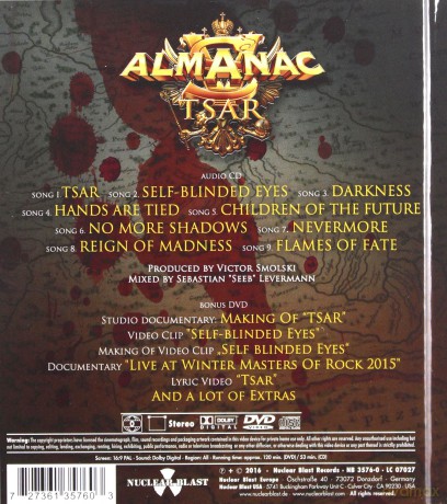 Almanac: Tsar [CD]+[DVD]