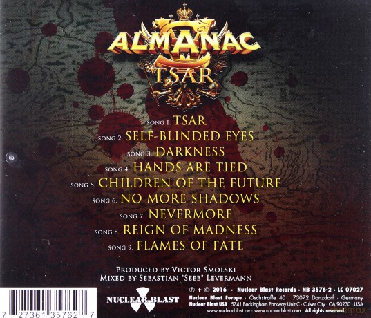 Almanac: Tsar [CD]