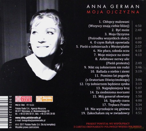 Anna German: Moja Ojczyzna [CD]