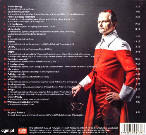Zespół Teatru Capitol: Trzej Muszkieterowie [CD]