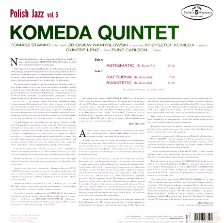 Komeda Quintet: Astigmatic [Winyl]