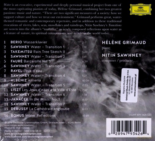 Helene Grimaud: Water [CD]