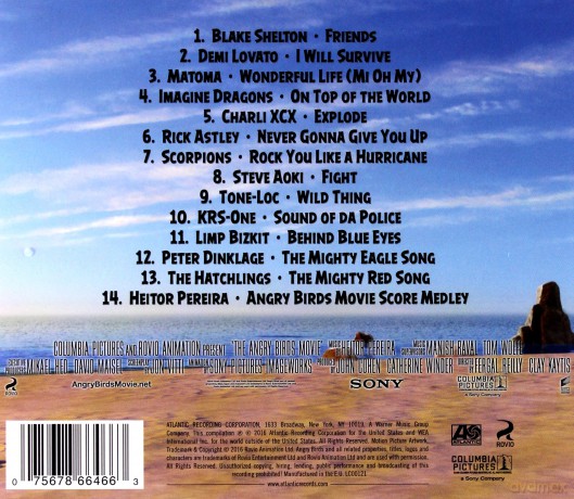 The Angry Birds Movie soundtrack [CD]