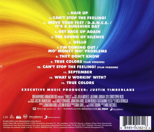 Trolls soundtrack [CD]