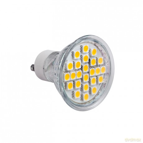 Żarówka LED GU10 24 LED SMD 5050 5 W 230 V biała ciepła