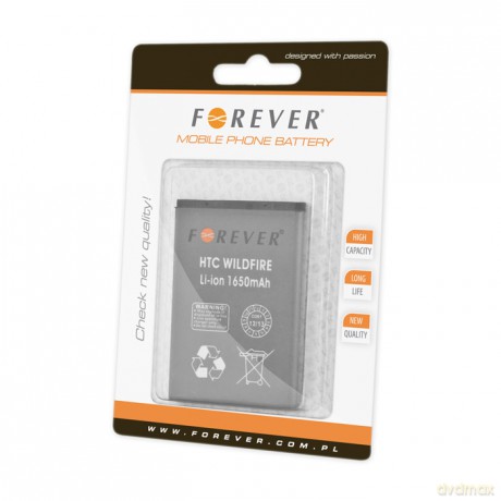 Bateria Forever do HTC Wildfire 1650 mAh Li-Ion HQ