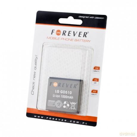 Bateria Forever do LG GD510 1000 mAh Li-Ion HQ
