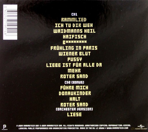 Rammstein: Liebe Ist Für Alle Da deluxe edition [2CD]