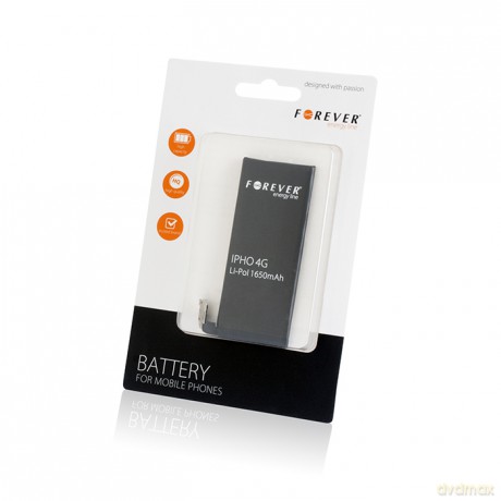 Bateria Forever do iPhone 4 1650 mAh Li-Ion