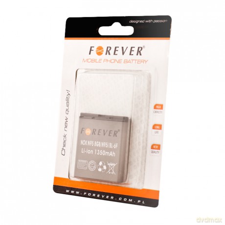 Bateria Forever do Nokia N95 8GB 1350 mAh Li-Ion