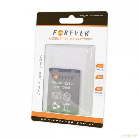 Bateria Forever do Nokia 3600 slide 1050 mAh Li-Ion HQ