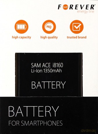 Bateria Forever do Samsung i8160 Galaxy Ace 2 1350 mAh Li-Ion HQ
