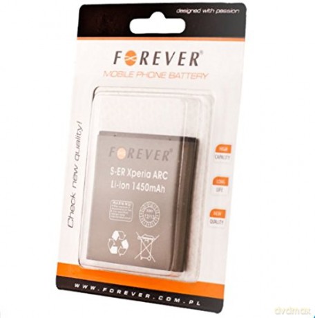 Bateria Forever do Sony Ericsson Xperia Arc S 1450 mAh Li-Ion HQ