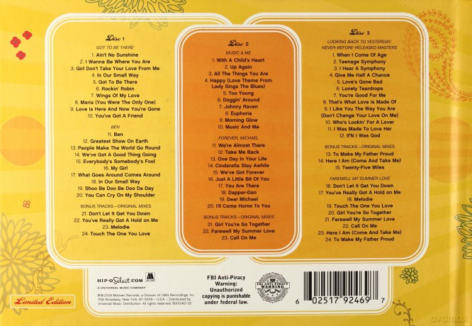 Michael Jackson: Hello World - The Motown Solo Collection (digibook) [3CD]