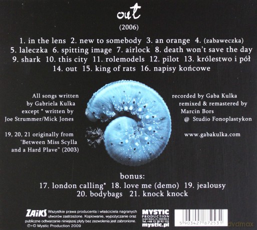 Gaba Kulka: Out (digipack) [CD]