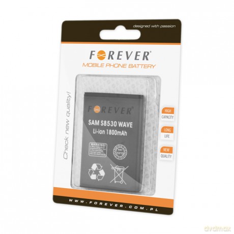Bateria Forever do Samsung S8600 Wave III 1600 mAh Li-Ion