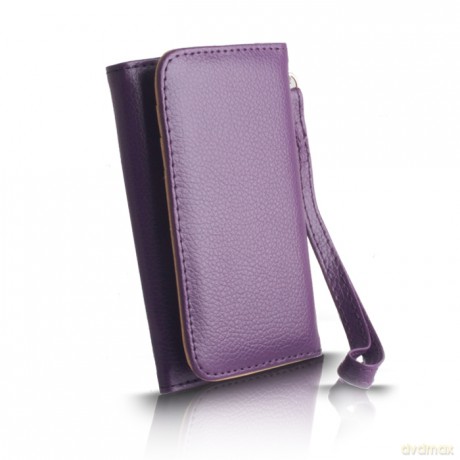 Etui portfelowe Wallet XXL (I9300 Galaxy S III) fioletowe