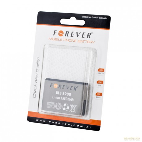 Bateria Forever do BlackBerry 8900 Curve 1550 mAh Li-Ion HQ