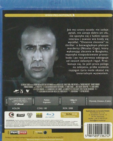 Ostatnie zlecenie [Blu-Ray]