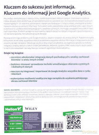 Google analytics. Integracja i analiza danych - Daniel Waisberg [KSIĄŻKA]