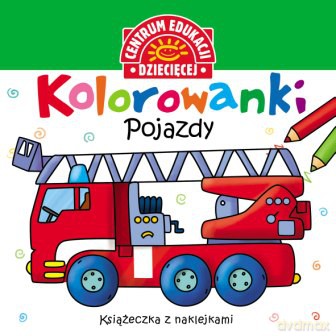 Kolorowanki. Pojazdy. Książeczka z nalepkami [KSIĄŻKA]