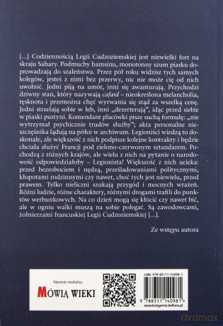 Legia cudzoziemska - Roman Marcinek [KSIĄŻKA]