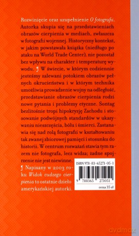 Widok cudzego cierpienia - Susan Sontag [KSIĄŻKA]
