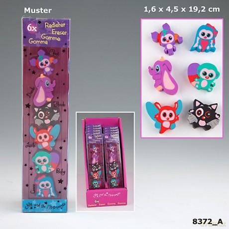 Zestaw gumek minimoomis 8372a